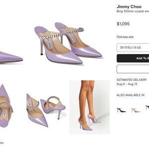 Selling BRAND NEW Jimmy Choo heels with dust bag and original box. Never worn